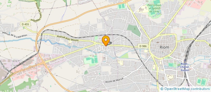 localisation de l'entreprise MONSIEUR BRUNO RIGGIO  MOZAC