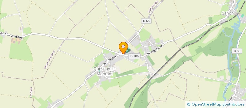 localisation de l'entreprise MONSIEUR BRUNO RINGOT  QUESNOY-LE-MONTANT