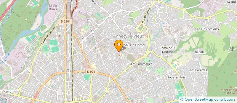 localisation de l'entreprise MONSIEUR BRUNO RIOU à ANNECY