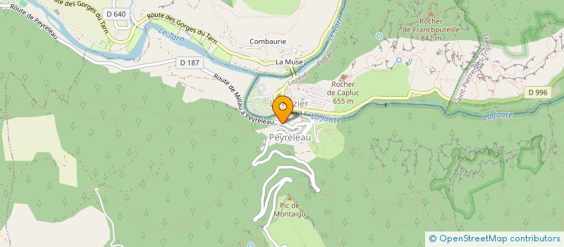 localisation de l'entreprise MONSIEUR BRUNO ROBERT  PEYRELEAU