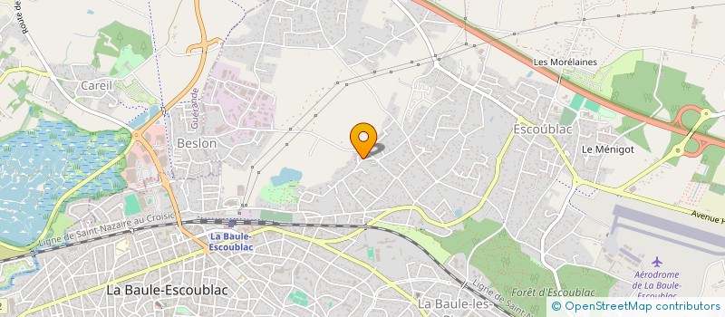 localisation de l'entreprise MONSIEUR BRUNO ROBERT à LA BAULE-ESCOUBLAC