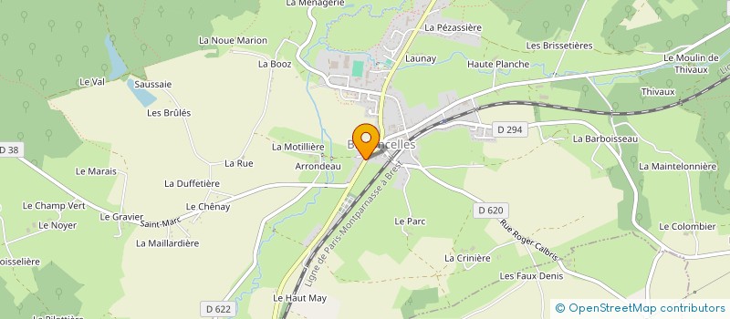 localisation de l'entreprise MONSIEUR BRUNO ROBERT à BRETONCELLES