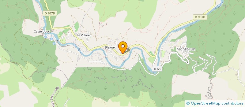 localisation de l'entreprise MONSIEUR BRUNO ROBERT  MASSEGROS CAUSSES GORGES