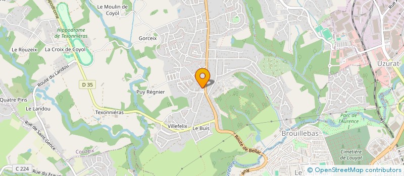 localisation de l'entreprise MONSIEUR BRUNO ROBERT  COUZEIX