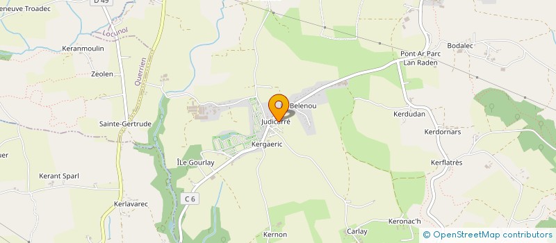 localisation de l'entreprise MONSIEUR BRUNO ROBERT  LOCUNOLE