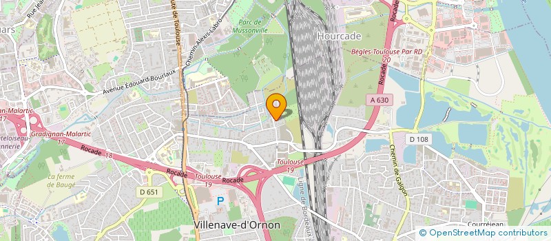 localisation de l'entreprise MONSIEUR BRUNO ROBIN  VILLENAVE-D'ORNON