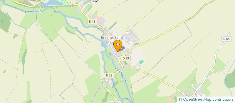 localisation de l'entreprise MONSIEUR BRUNO ROBIN  VELLEXON-QUEUTREY-ET-VAUDEY