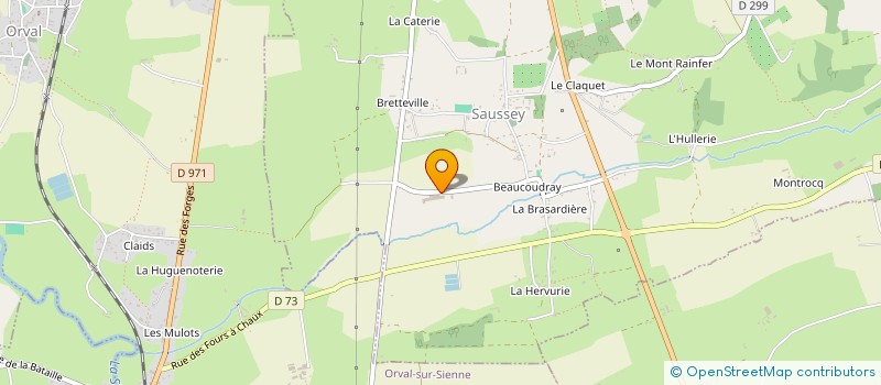 localisation de l'entreprise MONSIEUR BRUNO ROBIN à SAUSSEY