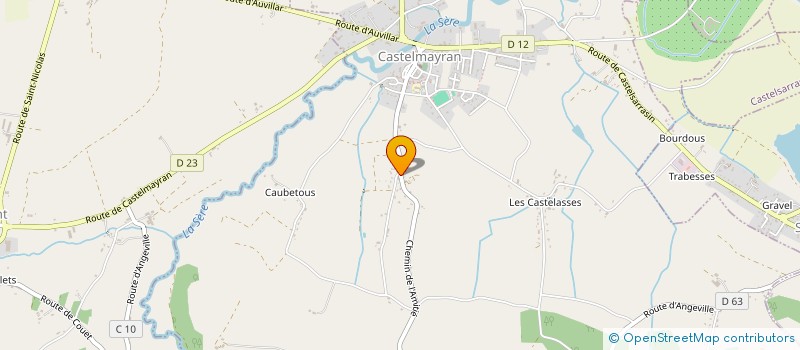 localisation de l'entreprise MONSIEUR BRUNO ROBITAILLIE  CASTELMAYRAN