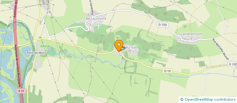 localisation de l'entreprise MONSIEUR BRUNO ROBQUIN  VILLE-AU-VAL