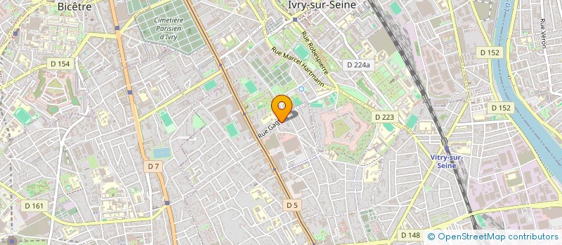 localisation de l'entreprise MONSIEUR BRUNO ROCHER  VITRY-SUR-SEINE