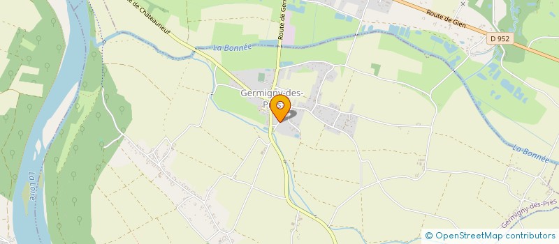 localisation de l'entreprise MONSIEUR BRUNO ROCHEREAU à GERMIGNY-DES-PRES