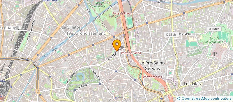 localisation de l'entreprise MONSIEUR BRUNO ROCHES  PARIS