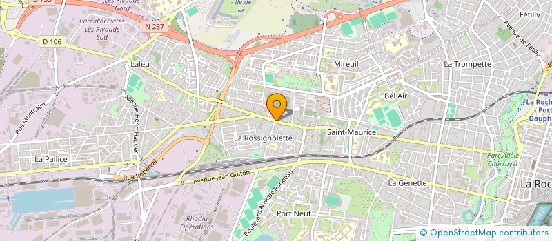 localisation de l'entreprise MONSIEUR BRUNO RODA  LA ROCHELLE