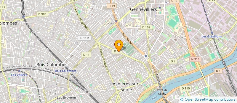localisation de l'entreprise MONSIEUR BRUNO RODET à ASNIERES-SUR-SEINE
