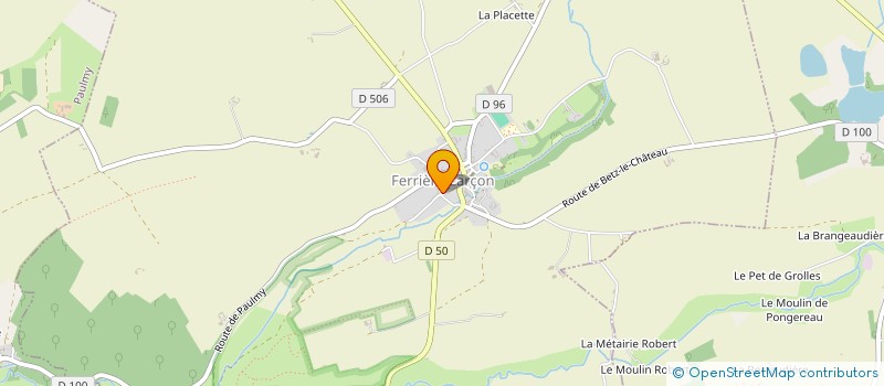 localisation de l'entreprise MONSIEUR BRUNO RODRIGUES  FERRIERE-LARCON