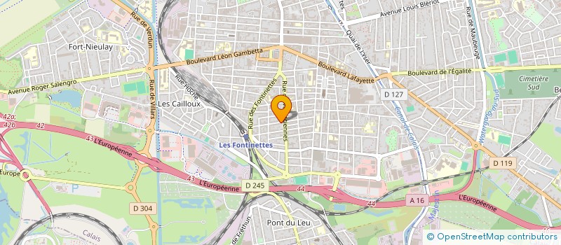 localisation de l'entreprise MONSIEUR BRUNO ROESING  CALAIS