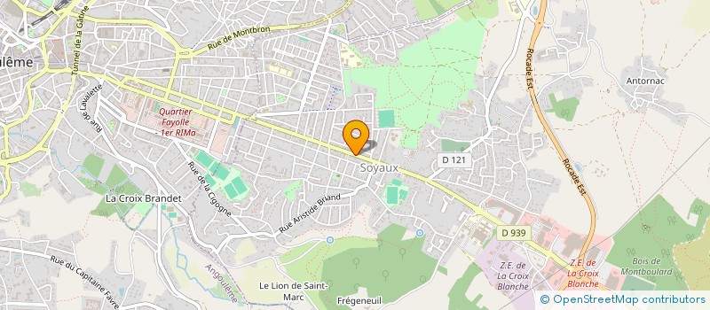 localisation de l'entreprise MONSIEUR BRUNO ROGEON à SOYAUX