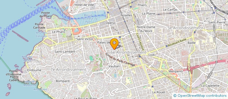 localisation de l'entreprise MONSIEUR BRUNO ROLLAND à MARSEILLE