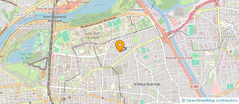 localisation de l'entreprise MONSIEUR BRUNO ROLLET  VILLEURBANNE