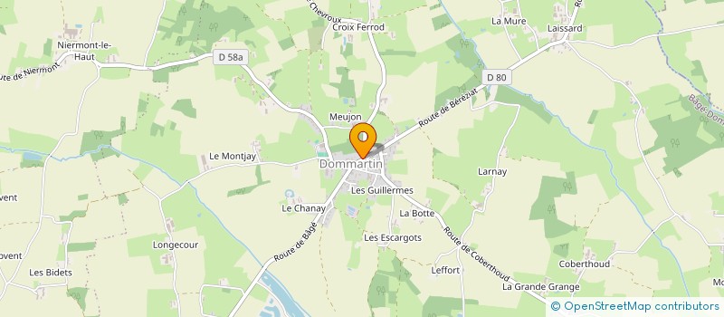 localisation de l'entreprise MONSIEUR BRUNO ROLLET à BAGE-DOMMARTIN