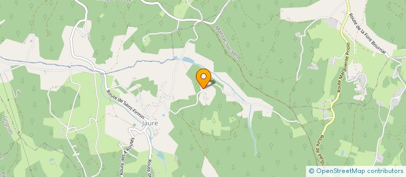 localisation de l'entreprise MONSIEUR BRUNO ROQUECAVE  JAURE