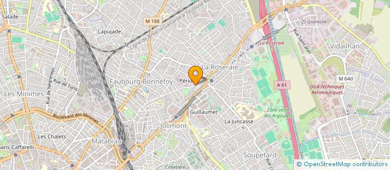 localisation de l'entreprise MONSIEUR BRUNO ROSE  TOULOUSE