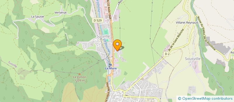 localisation de l'entreprise MONSIEUR BRUNO ROSELLINI  LA MURE