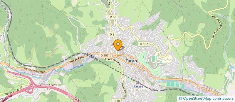 localisation de l'entreprise MONSIEUR BRUNO ROSIER  TARARE