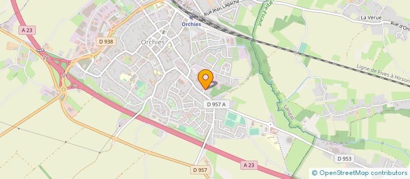 localisation de l'entreprise MONSIEUR BRUNO ROSSINY  ORCHIES