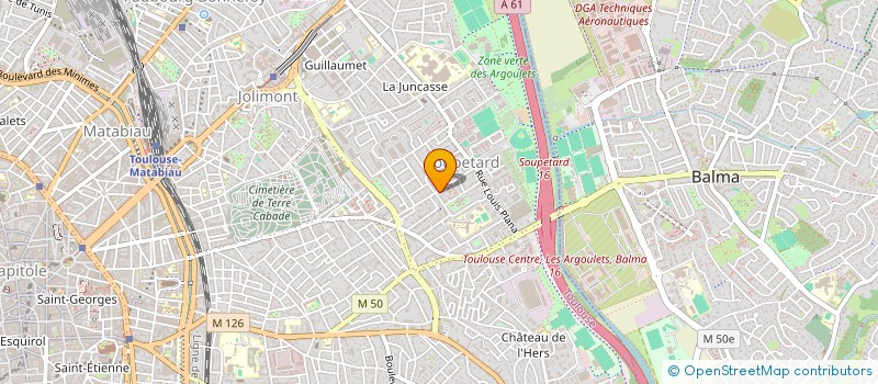 localisation de l'entreprise MONSIEUR BRUNO ROUILLE à TOULOUSE