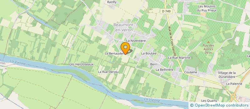 localisation de l'entreprise MONSIEUR BRUNO ROUILLER  BEAUMONT-EN-VERON