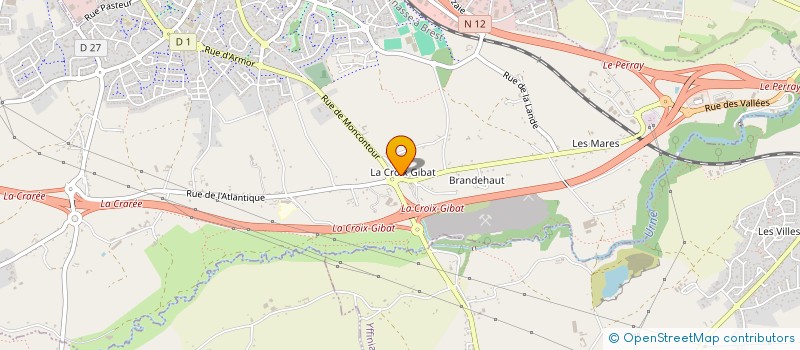 localisation de l'entreprise MONSIEUR BRUNO ROULETTE  TREGUEUX