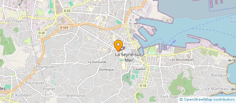 localisation de l'entreprise MONSIEUR BRUNO ROURE à LA SEYNE-SUR-MER