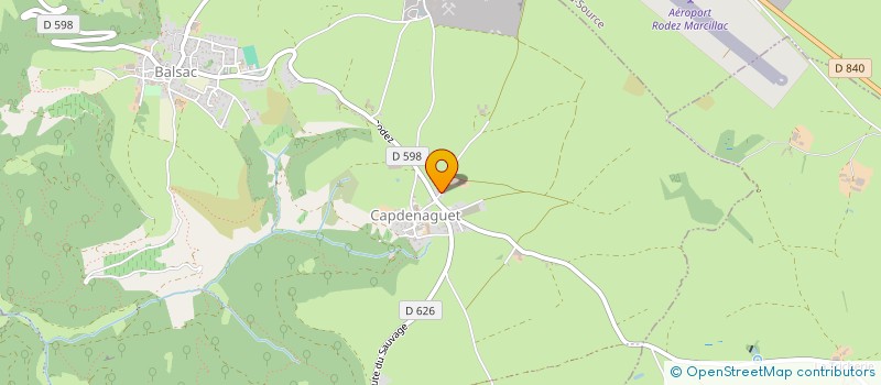 localisation de l'entreprise MONSIEUR BRUNO ROUS  DRUELLE BALSAC