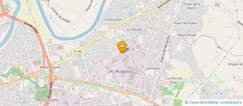 localisation de l'entreprise MONSIEUR BRUNO ROUSSEL  SERENAC