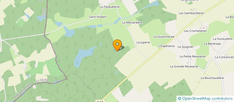 localisation de l'entreprise MONSIEUR BRUNO ROUSSELET  SAINT PATERNE RACAN