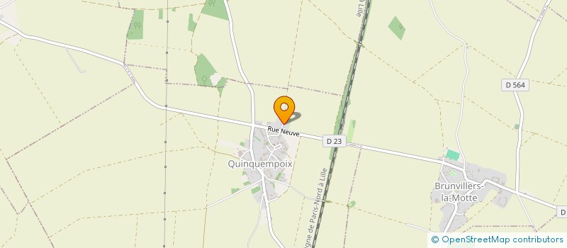 localisation de l'entreprise MONSIEUR BRUNO ROUX  QUINQUEMPOIX