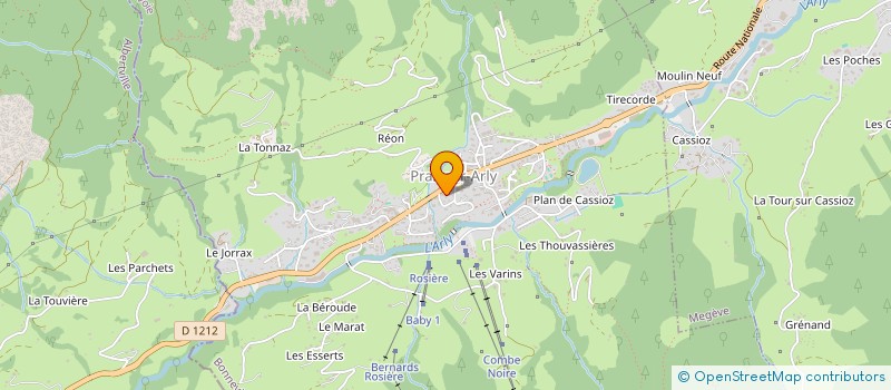 localisation de l'entreprise MONSIEUR BRUNO ROY à PRAZ-SUR-ARLY