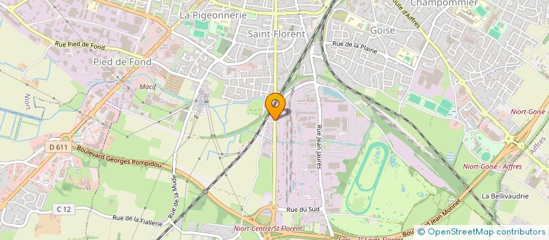 localisation de l'entreprise MONSIEUR BRUNO ROY  NIORT