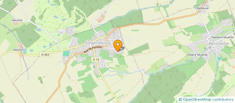 localisation de l'entreprise MONSIEUR BRUNO RUSSO  FOLGENSBOURG