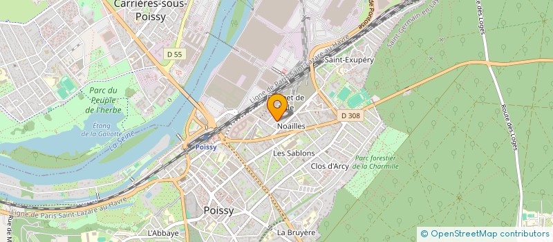 localisation de l'entreprise MONSIEUR BRUNO RZEPIAK  POISSY