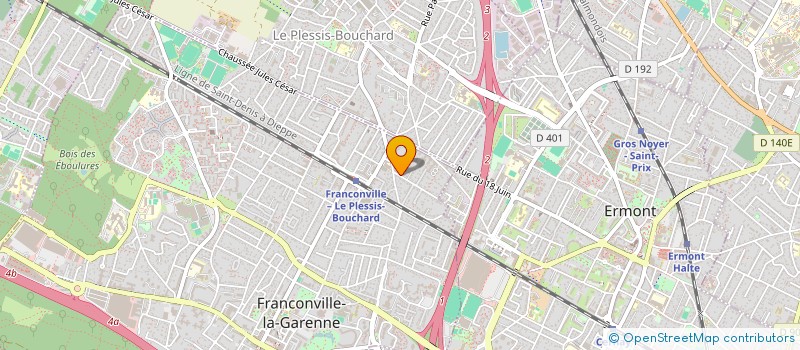 localisation de l'entreprise MONSIEUR BRUNO SACHY  FRANCONVILLE