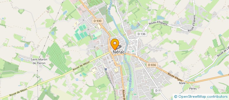 localisation de l'entreprise MONSIEUR BRUNO SACLIER à NERAC