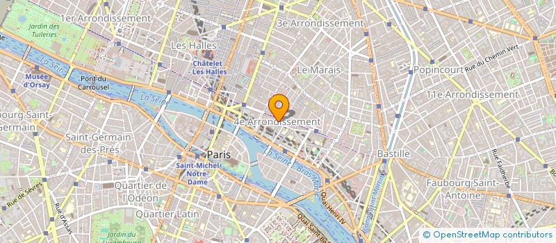 localisation de l'entreprise MONSIEUR BRUNO SAFFACHE  PARIS