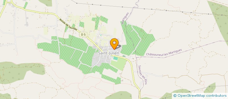 localisation de l'entreprise MONSIEUR BRUNO SAGE  MARTIGUES