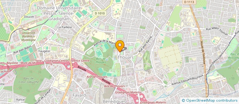 localisation de l'entreprise MONSIEUR BRUNO SAHASTUME à TALENCE