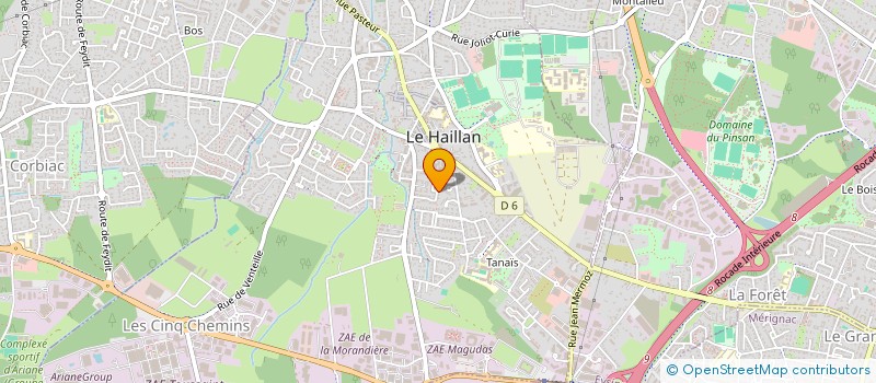 localisation de l'entreprise MONSIEUR BRUNO SALIN  LE HAILLAN