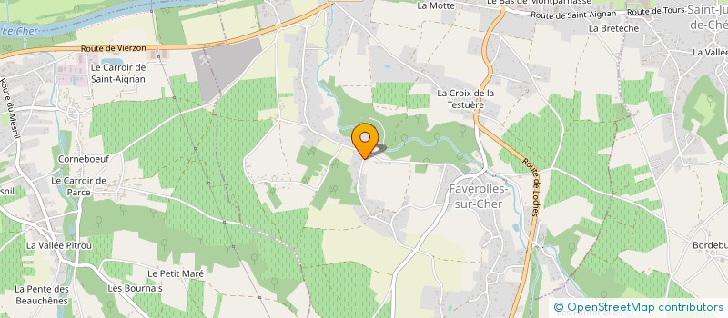localisation de l'entreprise MONSIEUR BRUNO SALMON à FAVEROLLES-SUR-CHER