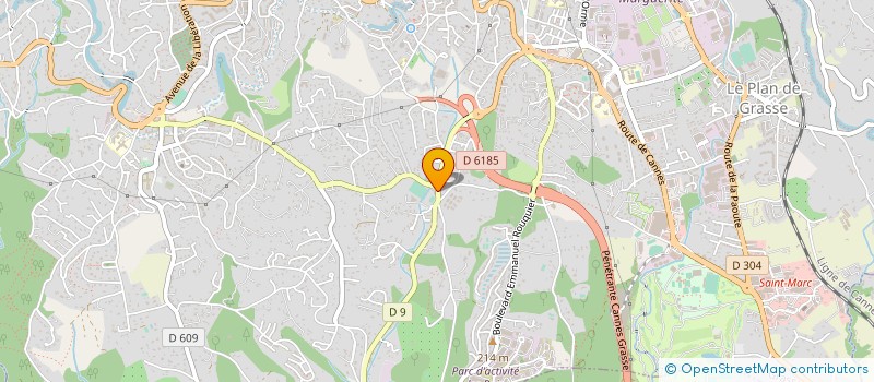 localisation de l'entreprise MONSIEUR BRUNO SALVATELLI à GRASSE